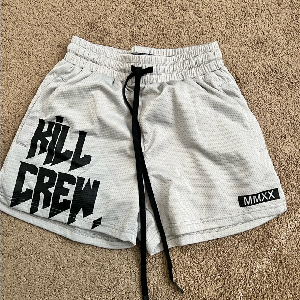 Kill crew men’s mesh shorts silver